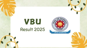 VBU Result 2025 Released at vbu.ac.in Direct Link to Download Part I, Part II, Part III Result VBU Result 2025 Released at vbu.ac.in Direct Link to Download Part I, Part II, Part III Result