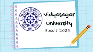 Vidyasagar University Result 2025 Released at vidyasagar.ac.in Direct Link to Download 1st Sem Result Vidyasagar University Result 2025 Released at vidyasagar.ac.in Direct Link to Download 1st Sem Result