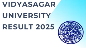 Vidyasagar University Result 2025 Released at vidyasagar.ac.in Direct Link to Download 5th and 7th Semester Result