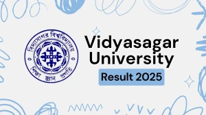 Vidyasagar University Result 2025 Released at vidyasagar.ac.in Direct Link to Download PG Course Result