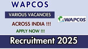 WAPCOS Recruitment 2025 - Apply Offline for Field Engineer, Project Manager and More Posts WAPCOS Recruitment 2025 - Apply Offline for Field Engineer, Project Manager and More Posts