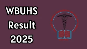 WBUHS Result 2025 Released at wbuhs.ac.in Direct Link to Download 1st and 5th Semester Result