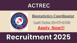 ACTREC Biostatistics Coordinator Recruitment 2025 - Apply Offline