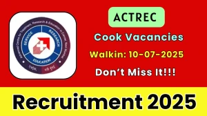 ACTREC Cook Recruitment 2025 – Walk in