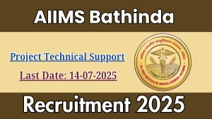 AIIMS Bathinda Project Technical Support II Recruitment 2025 - Apply Online