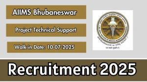 AIIMS Bhubaneswar Project Technical Support III Recruitment 2025 – Walk in