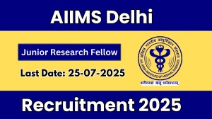 AIIMS Delhi Junior Research Fellow Recruitment 2025 - Apply Offline