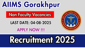 AIIMS Gorakhpur Non Faculty Recruitment 2025 - Apply Online AIIMS Gorakhpur Non Faculty Recruitment 2025 - Apply Online