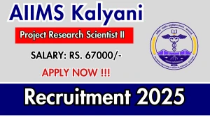 AIIMS Kalyani Project Research Scientist II Recruitment 2025 - Apply Offline AIIMS Kalyani Project Research Scientist II Recruitment 2025 - Apply Offline