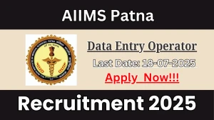 AIIMS Patna Data Entry Operator Recruitment 2025 - Apply Offline