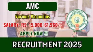 AMC Recruitment 2025 - Apply Offline for 71 Typist, Technician and More Posts