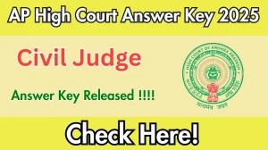AP High Court Civil Judge Answer Key 2025 Released – Download the Answer Key at aphc.gov.in AP High Court Civil Judge Answer Key 2025 Released – Download the Answer Key at aphc.gov.in