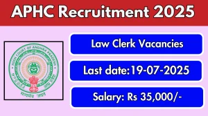 APHC Law Clerk Recruitment 2025 - Apply Offline for 04 Posts