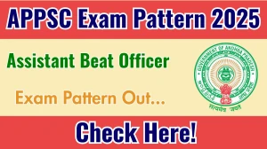 APPSC Assistant Beat Officer Exam Pattern 2025 APPSC Assistant Beat Officer Exam Pattern 2025