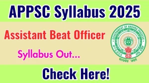 APPSC Assistant Beat Officer Syllabus 2025 Out Direct Link to Download Syllabus PDF here APPSC Assistant Beat Officer Syllabus 2025 Out Direct Link to Download Syllabus PDF here
