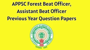 APPSC Forest Beat Officer, Assistant Beat Officer Previous Year Question Papers PDF with Answers Download