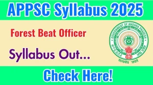 APPSC Forest Beat Officer Syllabus 2025 Out Direct Link to Download Syllabus PDF here APPSC Forest Beat Officer Syllabus 2025 Out Direct Link to Download Syllabus PDF here