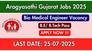 Arogyasathi Gujarat Bio Medical Engineer Recruitment 2025 - Apply Online
