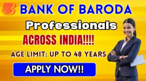 Bank Of Baroda Professionals Recruitment 2025 - Apply Online