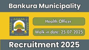 Bankura Municipality Health Officer Recruitment 2025 – Walk in