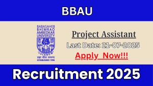 BBAU Project Assistant Recruitment 2025 - Apply Offline