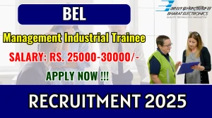 BEL Management Industrial Trainee Recruitment 2025 – Walk in for 02 Posts BEL Management Industrial Trainee Recruitment 2025 – Walk in for 02 Posts
