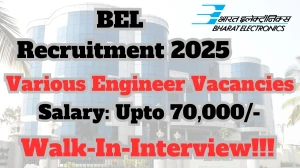 BEL Recruitment 2025 – Walk in for 32 Field Operation Engineer, Project Engineer Posts