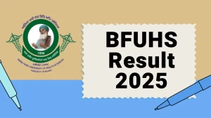 BFUHS Result 2025 Released at bfuhs.ac.in Direct Link to Download COTA Result