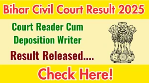 Bihar Civil Court Reader Result 2025 Out at districts.ecourts.gov.in, Direct Link to Download Result PDF Here