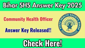 Bihar SHS CHO Answer Key 2025 Released – Download the Answer Key at shs.bihar.gov.in Bihar SHS CHO Answer Key 2025 Released – Download the Answer Key at shs.bihar.gov.in