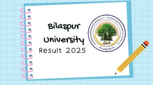 Bilaspur University Result 2025 Released at bilaspuruniversity.ac.in Direct Link to Download 1st, 2nd, 3rd, 5th, 7th, 9th Sem Result