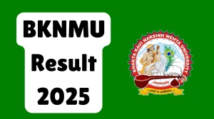 BKNMU Result 2025 Released at bknmu.edu.in Direct Link to Download Odd Semester Result