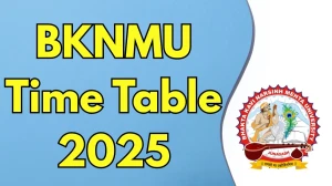 BKNMU Time Table 2025 Announced For 3rd Semester @ bknmu.edu.in Details Here