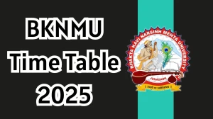 BKNMU Time Table 2025 Announced For 4th Semester @ bknmu.edu.in Details Here