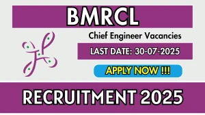 BMRCL Chief Engineer Recruitment 2025 - Apply Online BMRCL Chief Engineer Recruitment 2025 - Apply Online