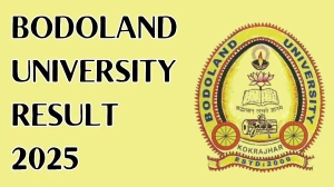 Bodoland University Result 2025 Out at buniv.edu.in Direct Link to Download PG 4th Semester Result
