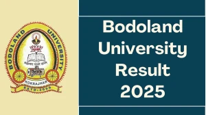 Bodoland University Result 2025 Released at buniv.edu.in Direct Link to Download 3rd Semester Result