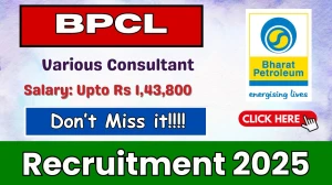 BPCL Recruitment 2025 - Apply Online for Functional Consultant, MS App Development Consultants Posts