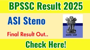 BPSSC ASI Steno Final Result 2025 Out at bpssc.bihar.gov.in, Direct Link to Download Result PDF Here