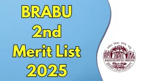 BRABU 2nd Merit List 2025 Out at brabu.ac.in Direct Link to Download UG Admission Merit List