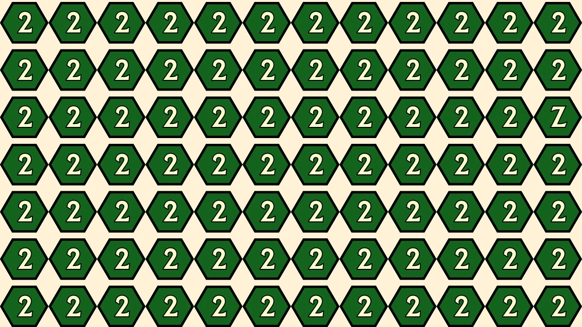 Brain Teaser: Within 5 Seconds Spot The Letter Z among 2