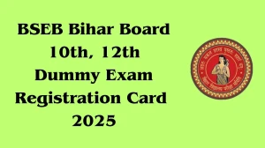 BSEB Bihar Board 10th, 12th Dummy Exam Registration Card 2025 Out Download Online @ biharboardonline.bihar.gov.in Check 10th, 12th Dummy Exam Date