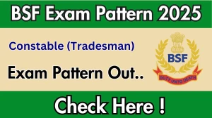 BSF Constable (Tradesman) Exam Pattern 2025 BSF Constable (Tradesman) Exam Pattern 2025