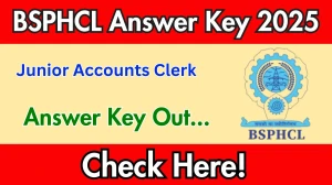 BSPHCL JAC Answer Key 2025 Released - Download the Answer Key at bsphcl.co.in