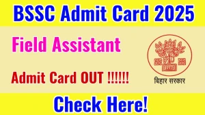 BSSC Field Assistant Admit Card 2025 OUT Download Link bssc.bihar.gov.in BSSC Field Assistant Admit Card 2025 OUT Download Link bssc.bihar.gov.in