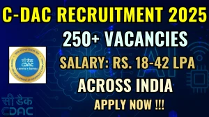 C-DAC Recruitment 2025 - Apply Online for 280 Design Engineer, Technical Manager and More Posts C-DAC Recruitment 2025 - Apply Online for 280 Design Engineer, Technical Manager and More Posts