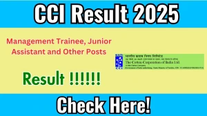 CCI Management Trainee, Junior Assistant and Other Posts Result 2025 will be released at cotcorp.org.in, Direct Link to Download Result PDF will be provided here. CCI Management Trainee, Junior Assistant and Other Posts Result 2025 will be released at cotcorp.org.in, Direct Link to Download Result PDF will be provided here.