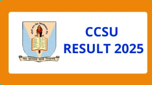 CCSU Result 2025 Released at ccsuniversityweb.in Direct Link to Download 4th Semester Result