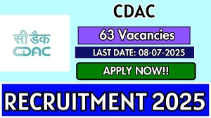 CDAC Group A S&T Recruitment 2025 - Apply Online for 63 Posts