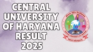 Central University of Haryana Result 2025 Released at cuh.ac.in Direct Link to Download 4th and 6th Semester Result